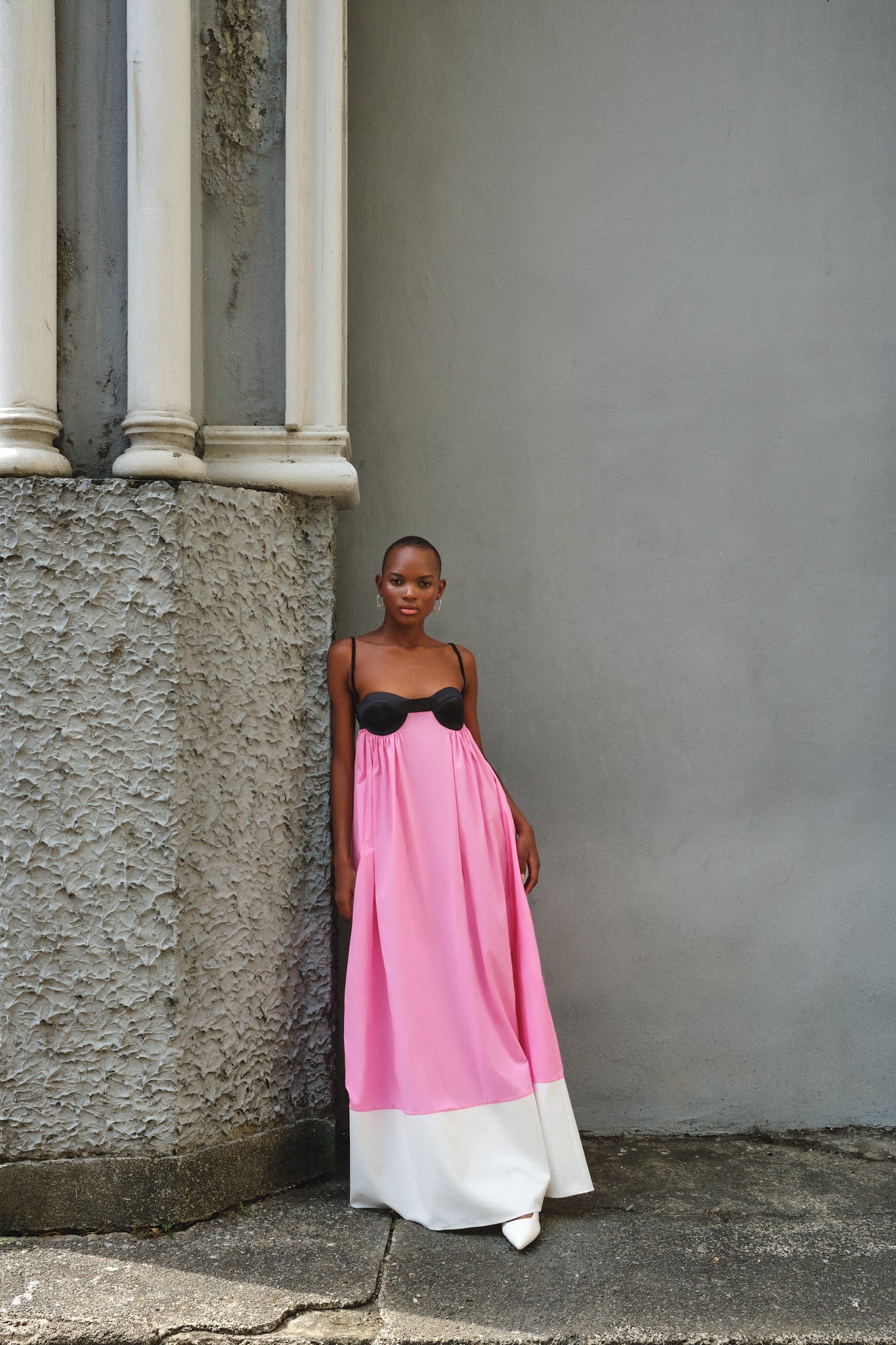 Brisa Bloques Maxi Dress