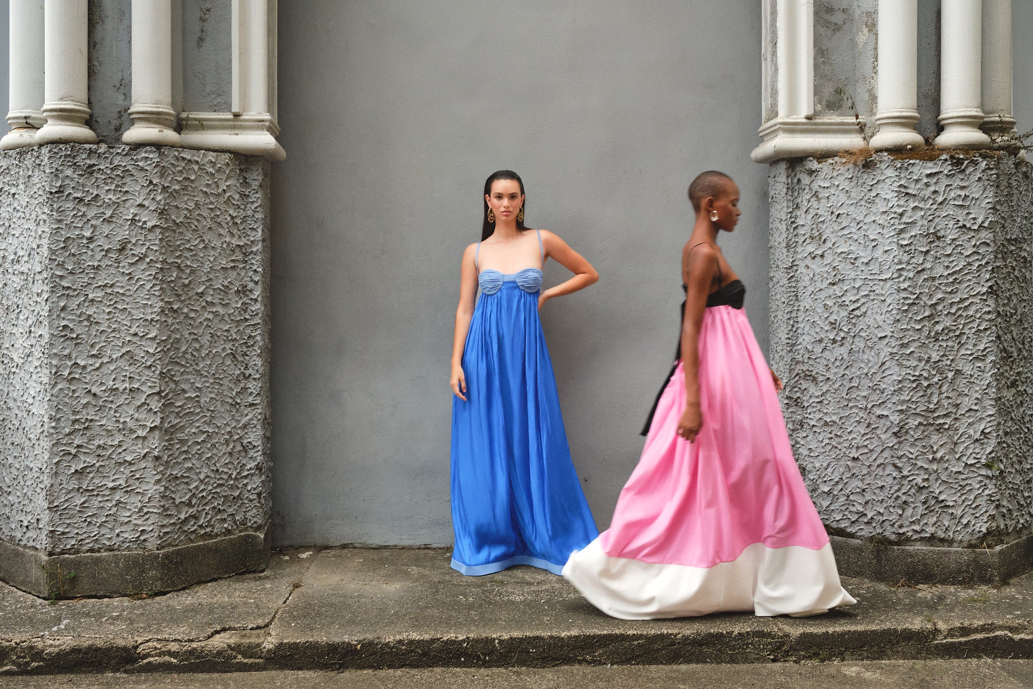 Brisa Bloques Maxi Dress