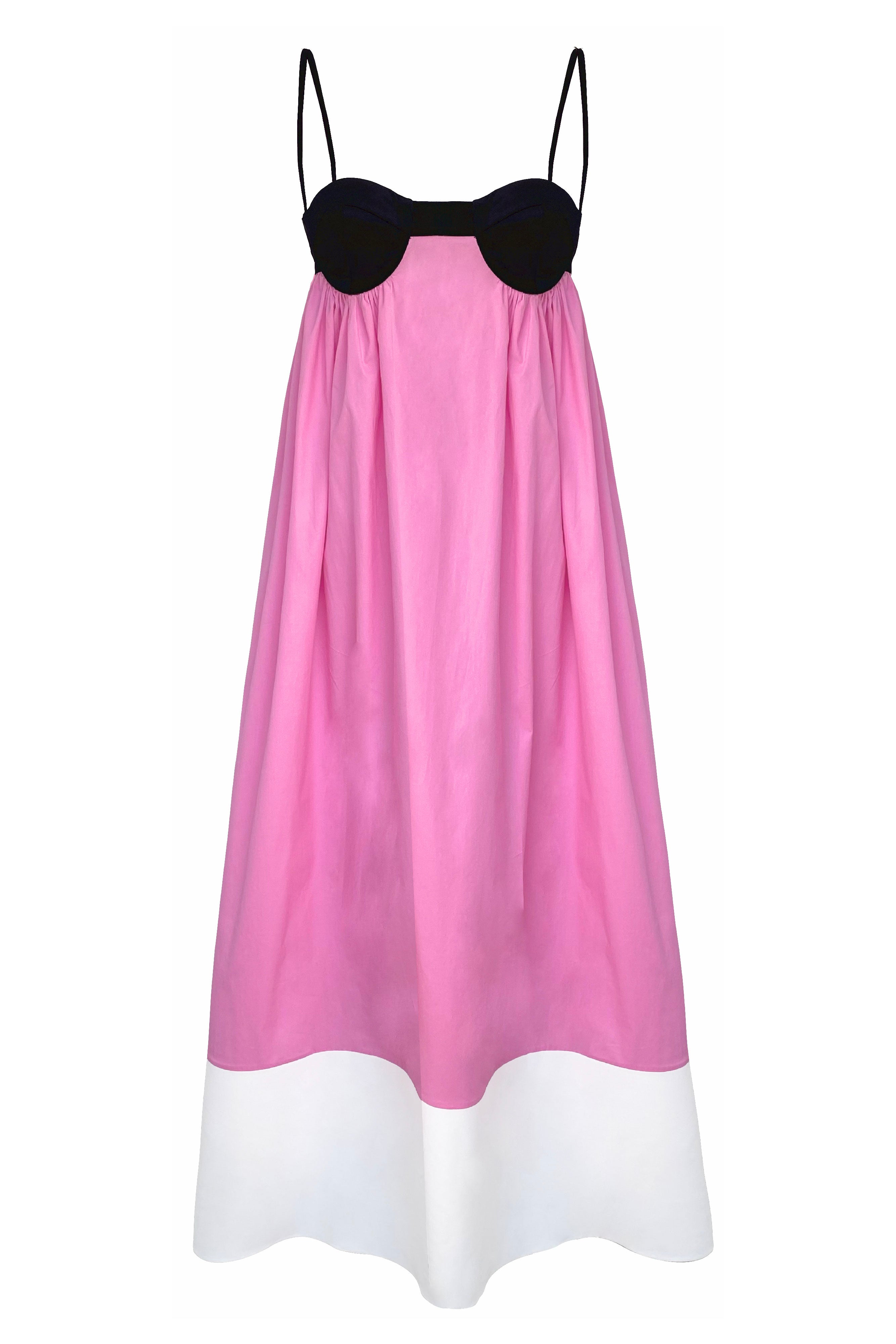 Brisa Bloques Maxi Dress