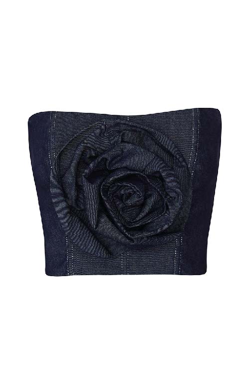 Amazona Corset Denim Top