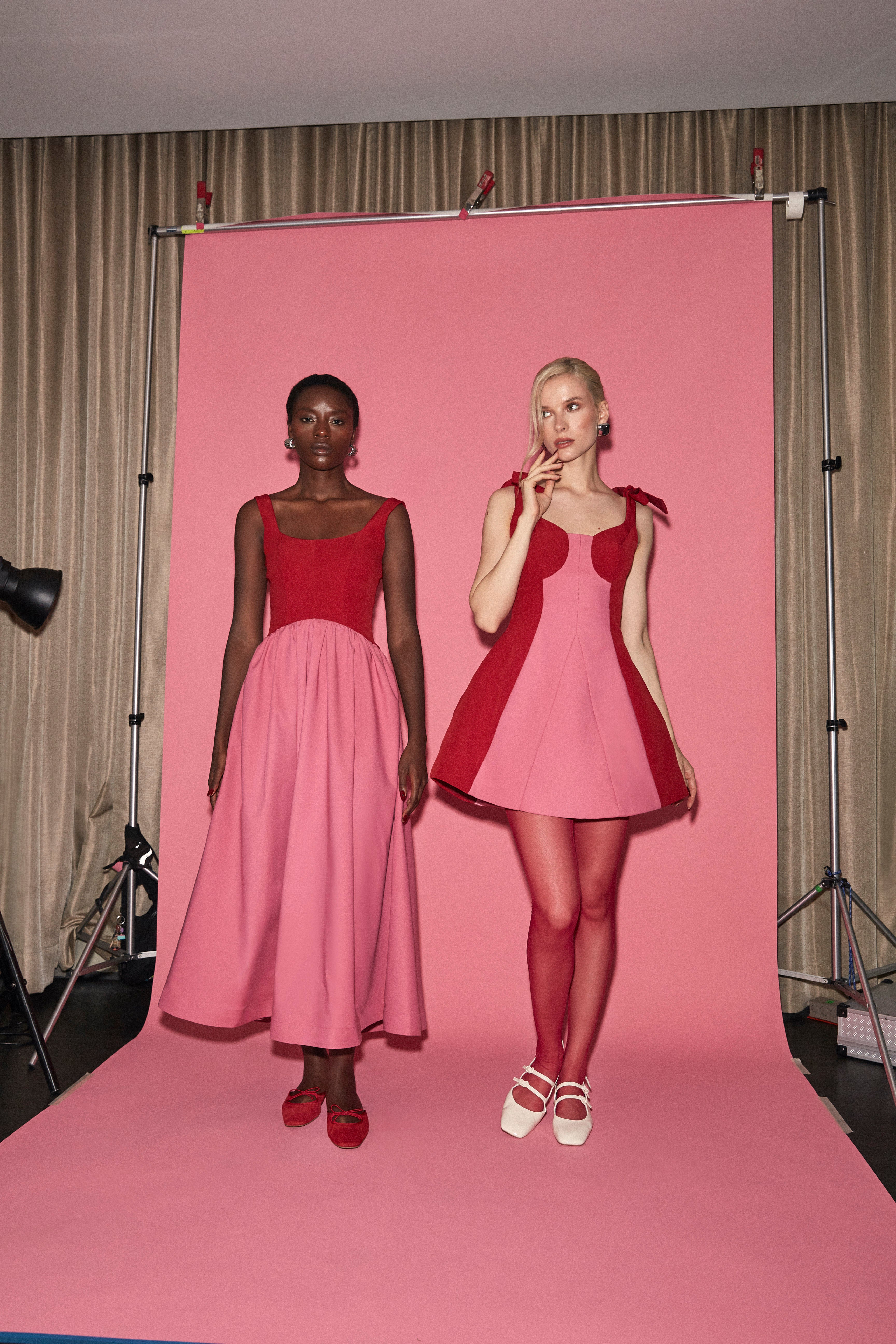 Campana Mini Dress Rosado