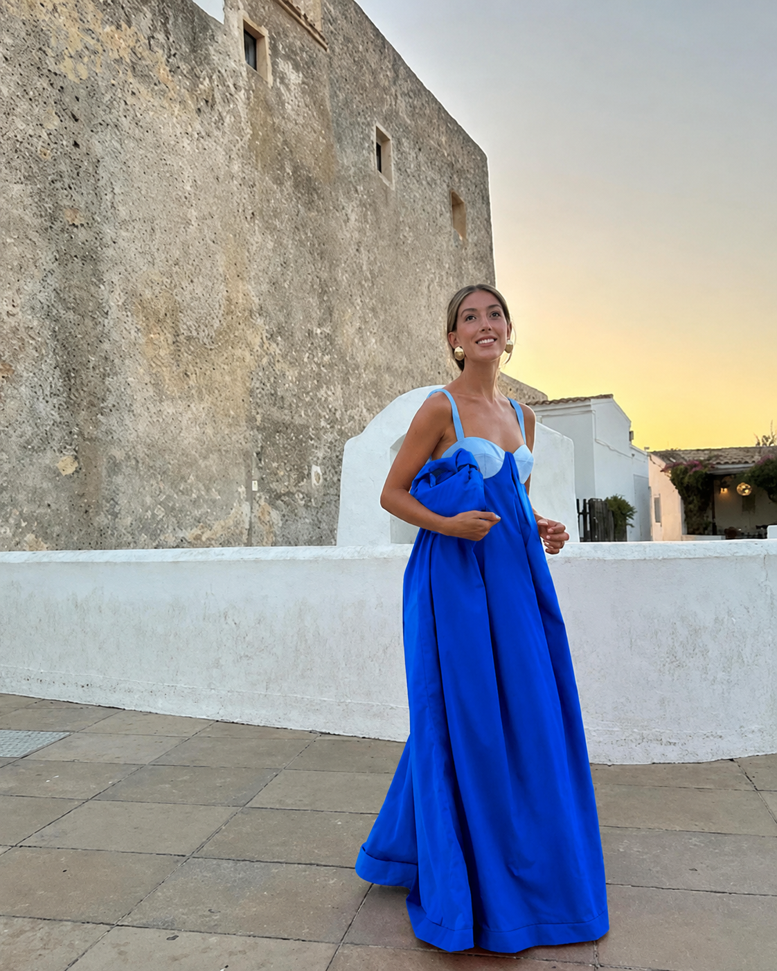 Brisa Maxi Dress Azul S