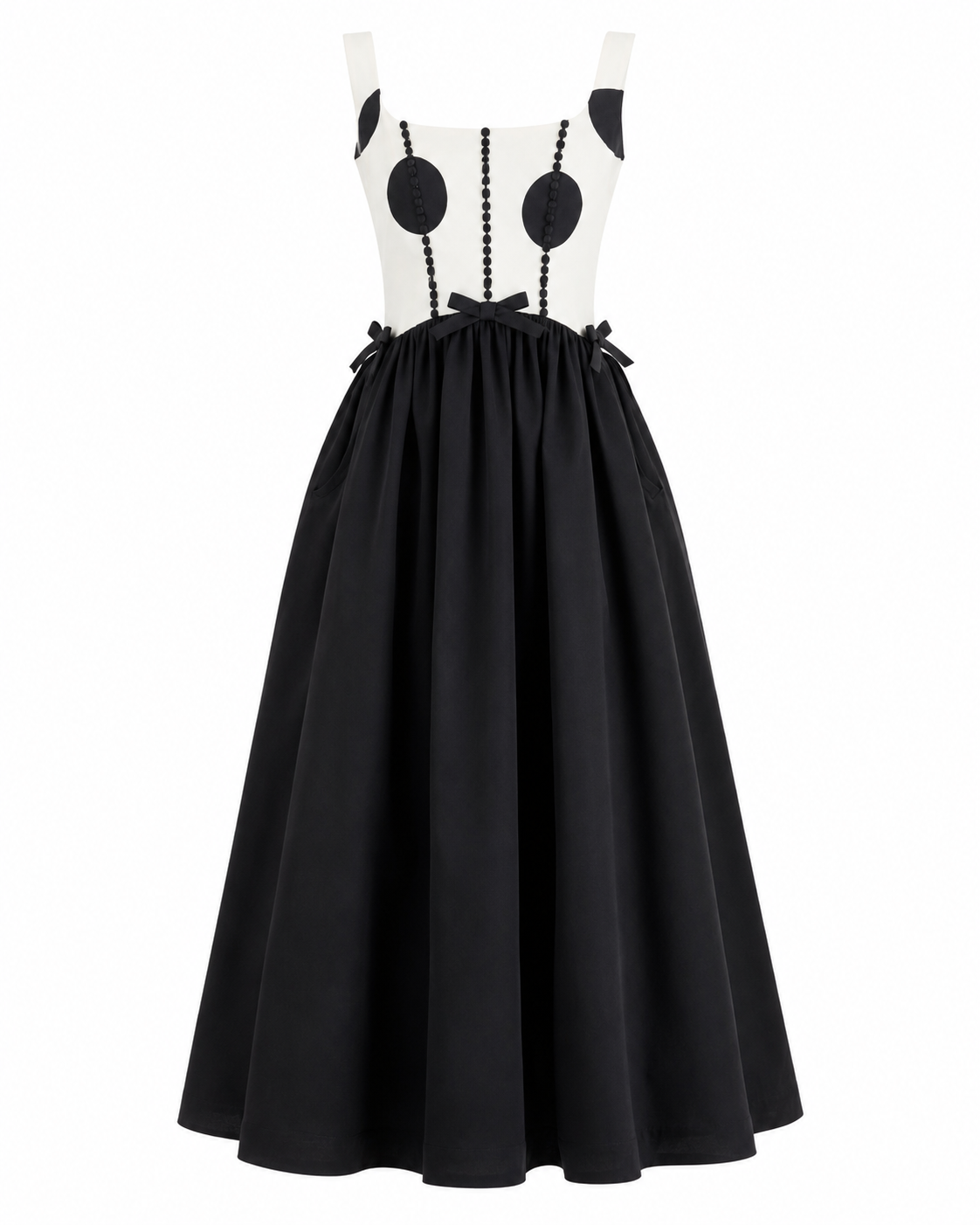 Lady Oreo Midi Dress S-M