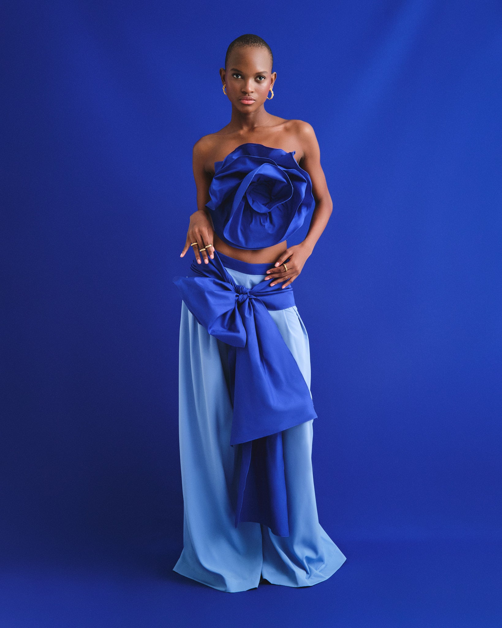 Como la Flor Top Blue