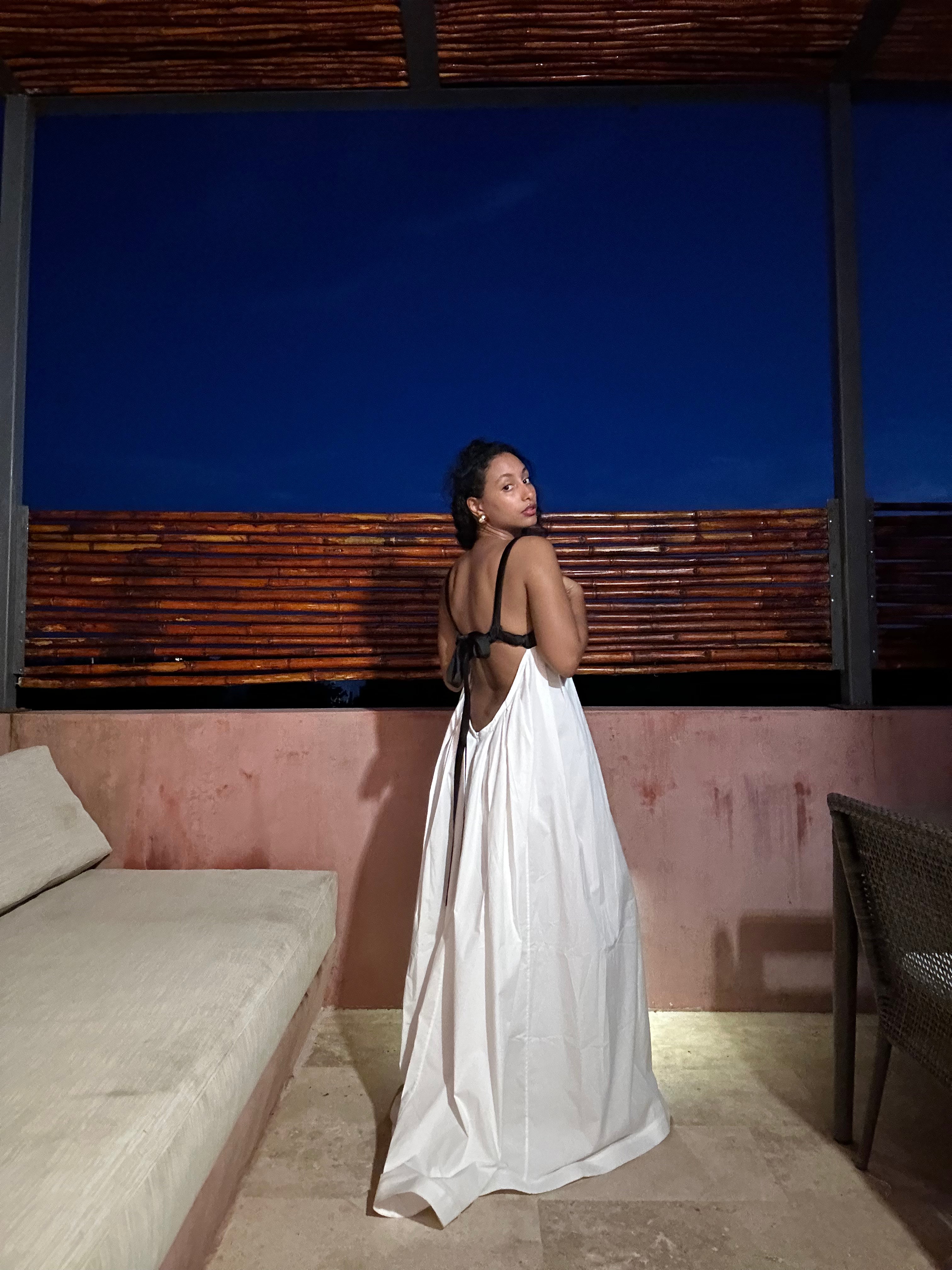 Brisa Maxi Dress Blanco