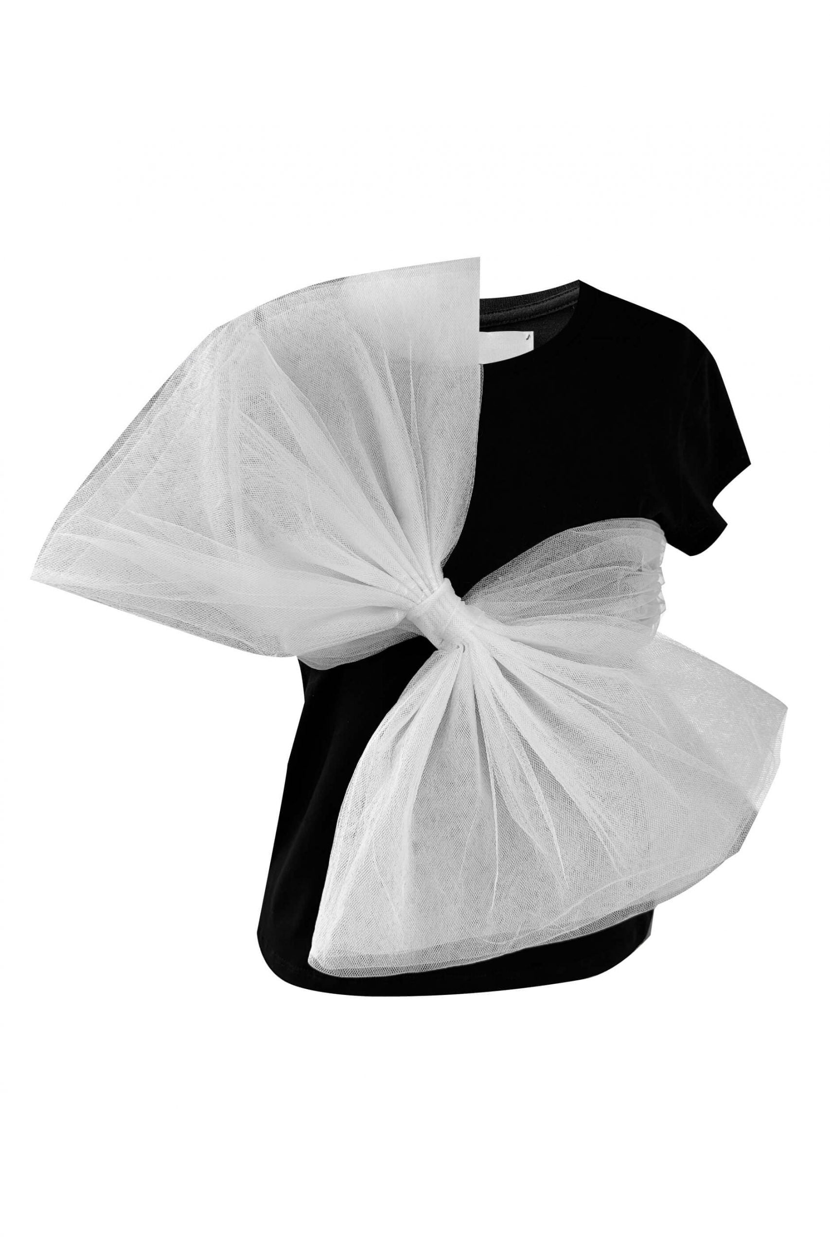 Josefina Diagonal Bow Contrast